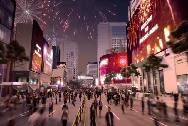 "美 타임스퀘어처럼"…<b>명동</b>·<b>광화문</b>광장·<b>해운대</b>해수욕장 탈바꿈 한다
