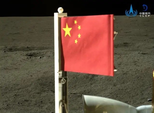 Osunghonggi unfolded on the far side of the moon by Chang'e 6 / Photo=China National Space Administration