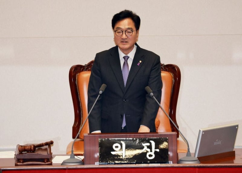 22대 전반기 <b>국회의장</b>에 민주 <b>우원식</b>…야당 단독표결