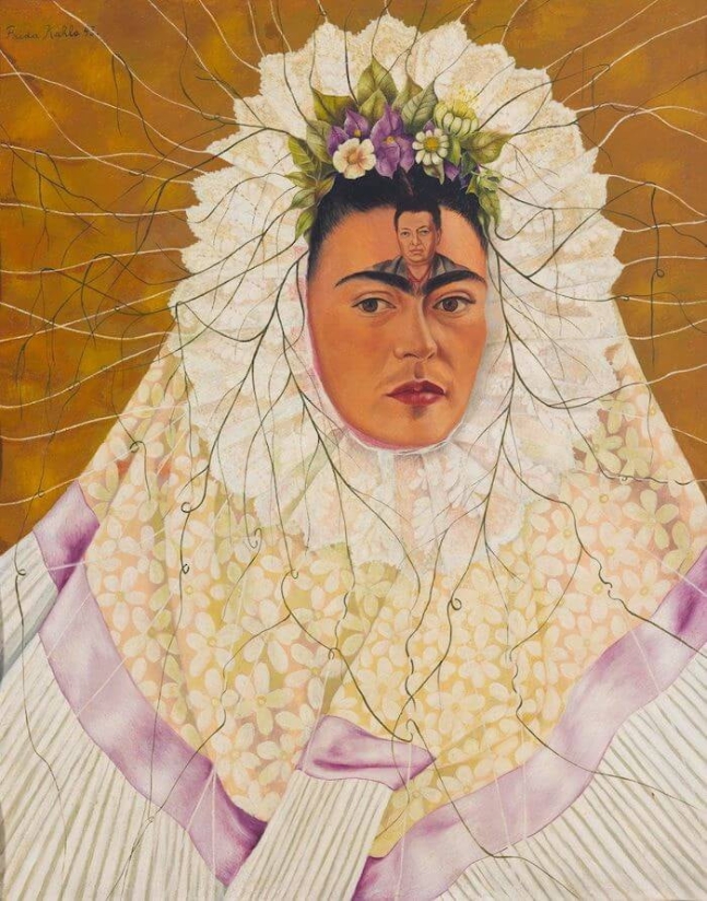 테후아나로서의 자화상(1943). 미간에 디에고가 있다.