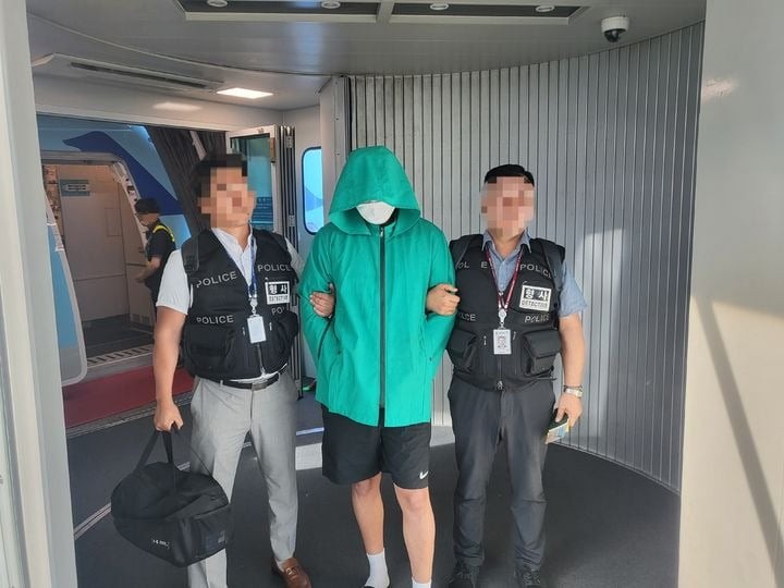 '<b>파타야</b> 살인사건' <b>피의자</b>, 검거 58일 만에 한국 강제<b>송환</b>