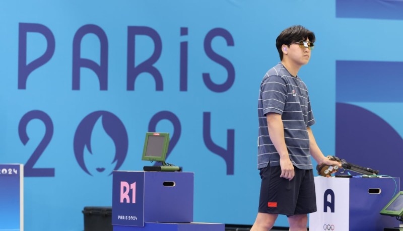 <b>이원호</b>·<b>오예진</b>, 공기권총 혼성 동메달 결정전서 패배 [2024 파리올림픽]