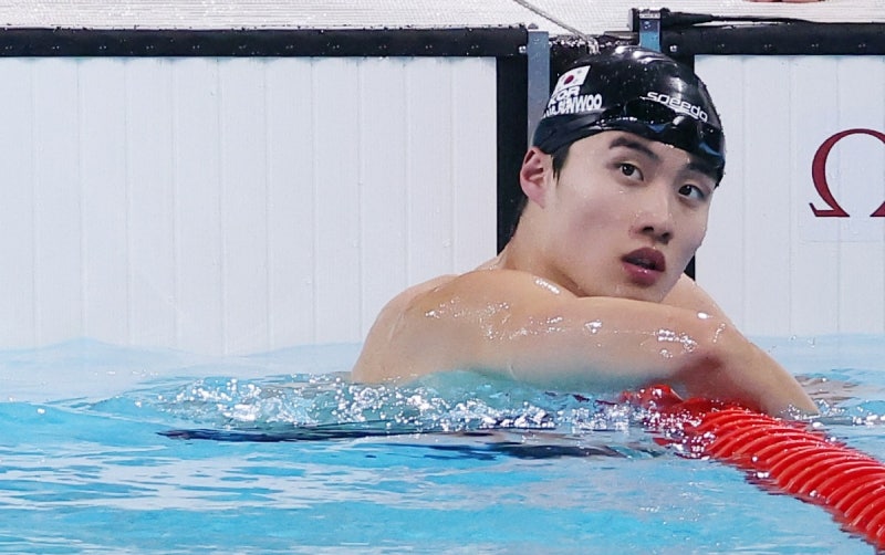 황선우, 빈손으로 마무리…<b>남자</b> 혼계영 <b>400ｍ</b> 결승 진출 실패 [2024 파리올림...