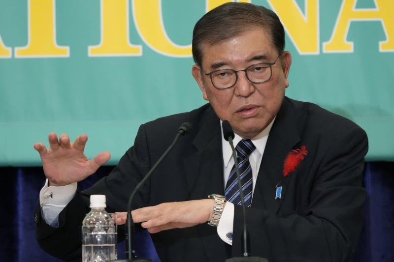 日 이시바 총리, <b>야스쿠니</b> 신사에 <b>공물 봉납</b>…정부 "깊은 유감"