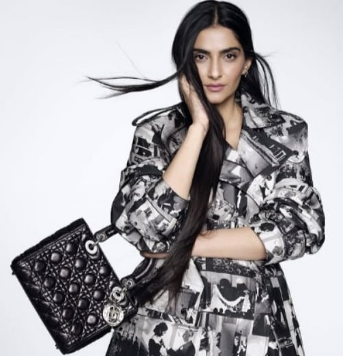 디올 글로벌 앱버서더가 된 소남 카루프 SNS. 사진=SNS 캡처