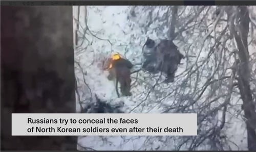 <b>젤렌스키</b> "러, <b>북한군</b> 사망자 은폐 위해 시체 얼굴까지 불태워"