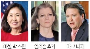 '<b>트럼프 2기</b>' 첫 <b>주한</b>미국<b>대사</b>, 미셸 스틸·앨리슨 후커 등 거론