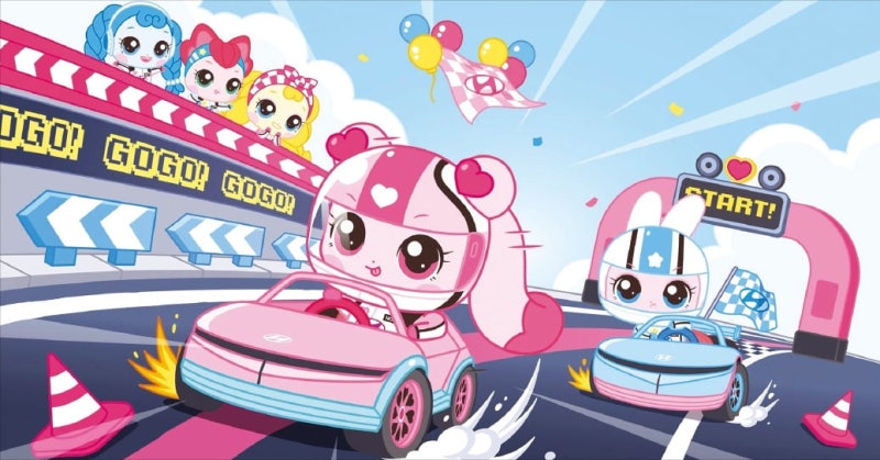 현대차 탄 티니핑…5월 1일 스핀오프 필름 공개