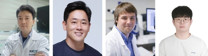 한국화학연구원은 김현 박사(사진 왼쪽)와 부산대 이하범 교수(왼쪽 두 번째),<a href=