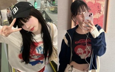 '아재 패션' 카리나·레이가 입었더니…"엄마 사주세요" 완판 [<b>트렌드</b>+]
