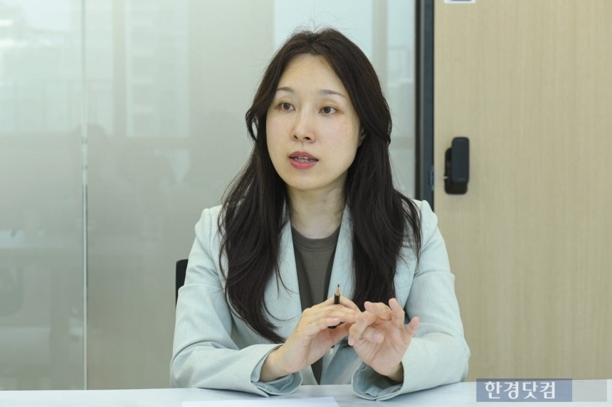 김예림 법무법인 심목 변호사가 재개발에 대해 설명하고 있다.사진=유채영 기자.