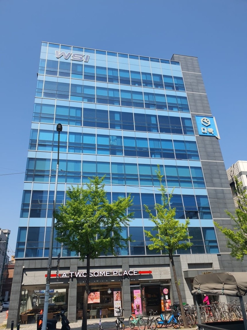 서울특별시 송파구 삼학사로 47에 위치한 더블유에스아이 본사.윤현주 기자