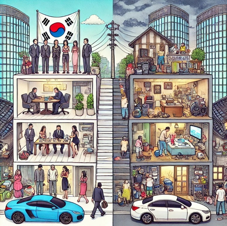 초양극화를 나타낸 이미지.사진=챗GPT