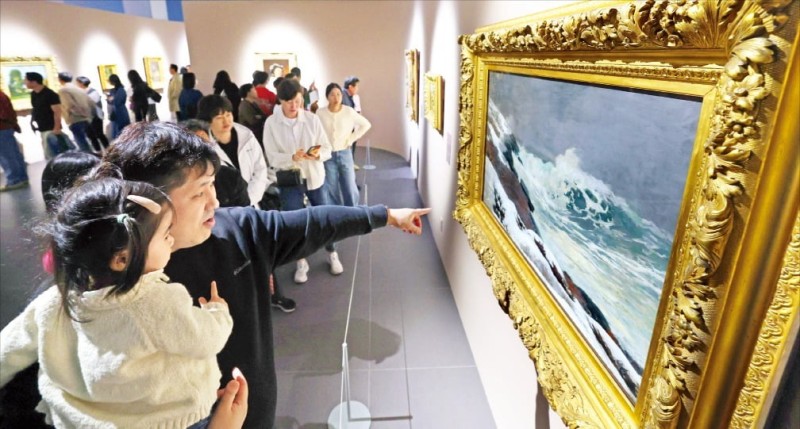 [포토] 황금연휴에 인파 몰린 '인상파展'