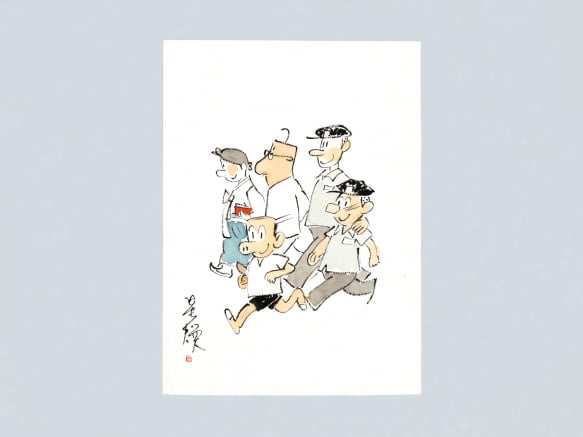 김성환 만화 캐릭터 작품(2000년대).서울역사박물관 제공