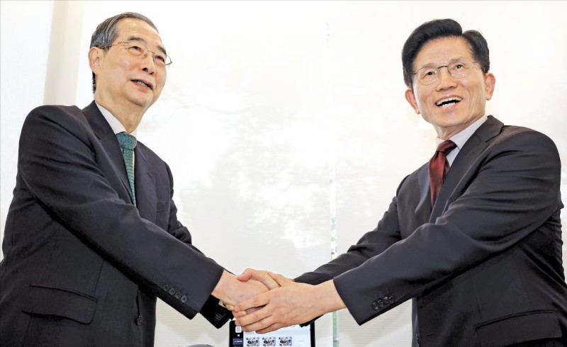 한덕수·김문수 '빈손 회동'…"단일화 합의된 사항 없다" [영상]