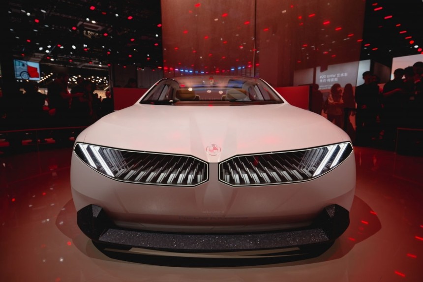 지난달 상하이모터쇼에서 전시된 BMW의 비전 노어어 클라쎄 콘셉트카./EPA연합뉴스