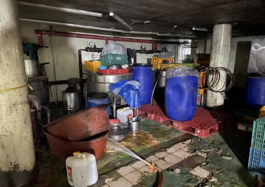 무등록 제조 작업장 내부. 사진=식품의약품안전처