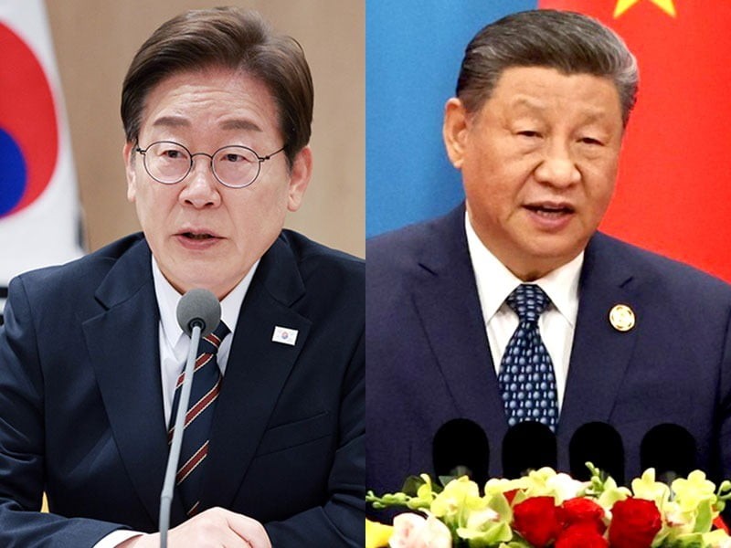 한중정상 첫 통화 "한중관계발전·APEC 협력…한반도평화 노력"