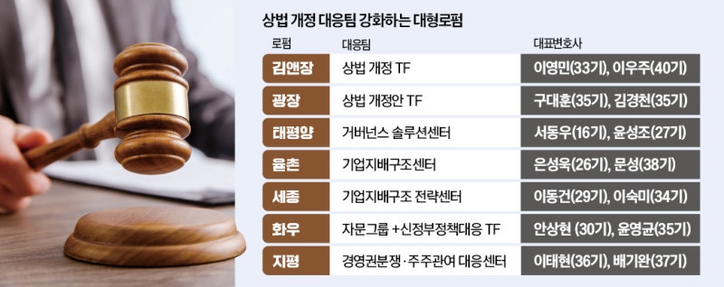 "상법개정 리스크 완벽대응"…자문경쟁 뛰어든 로펌들