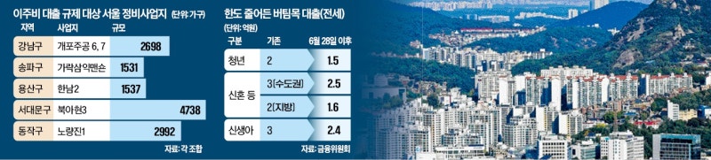 대출 규제, 빌라·재건축 시장에 '불똥'…"아파트 쏠림 가속" 우려