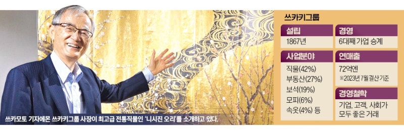 불멸기업 꿈꾸는 쓰카키 "전쟁·지진도 사업 기회"