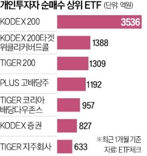 "S&P보다 코스피200"…ETF도 동학개미 컴백