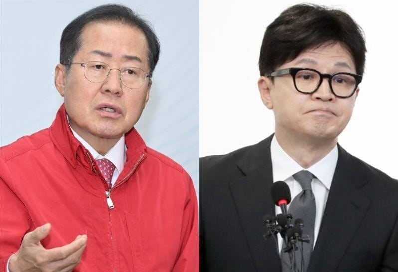 <b>홍준표</b> "한국엔 극우 없다" vs 한동훈 "억지"