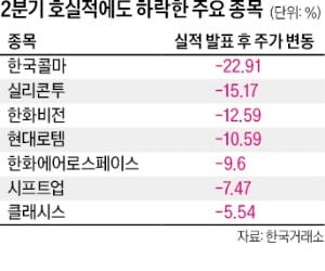 최대 실적에도 급락…시프트업·한국콜마 '낙폭 과대株' 주목