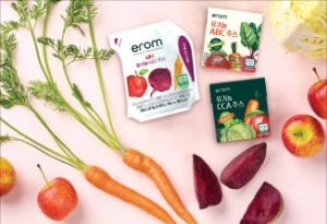 이롬, 유럽 유기농 인증 사과·비트·당근 조합 주스