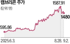 '중국판 엔비디아' 캠브리콘 황제주 굳건