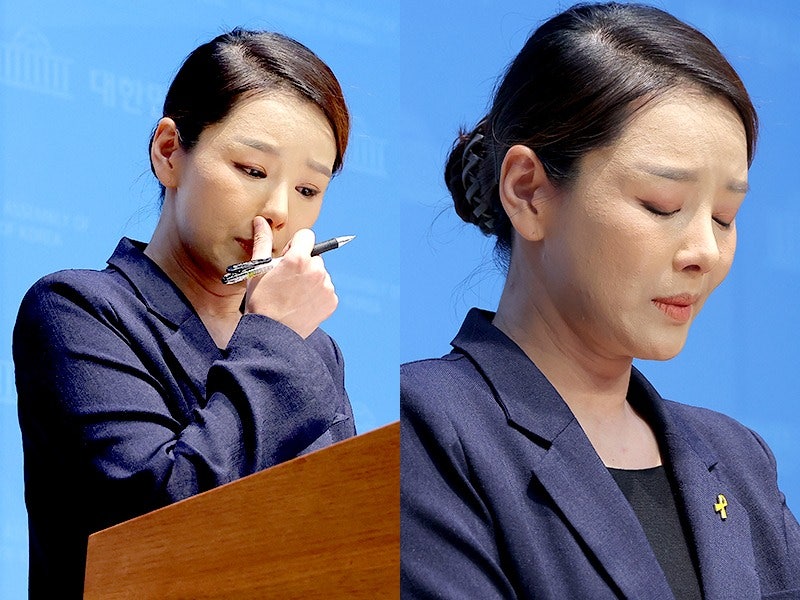<b>강미정</b>, 조국혁신당 <b>탈당</b> 선언…"성비위 문제 제기하자 폭행" 폭로