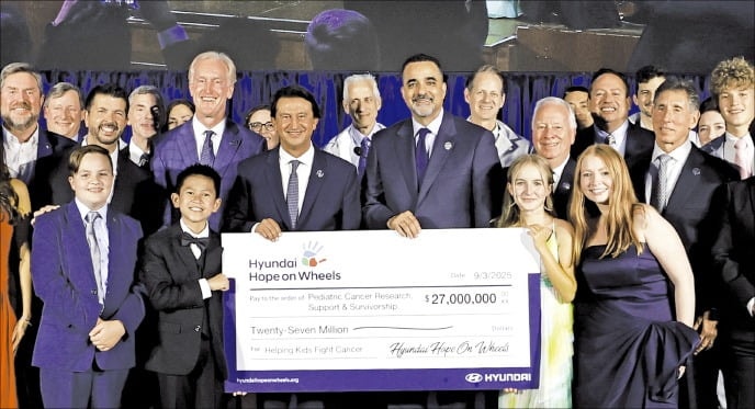 워싱턴대성당에 울린 희망의 노래…"고마워요 현대"