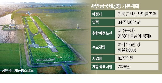 법원, 새만금공항 제동…"조류충돌 위험 무안의 635배"