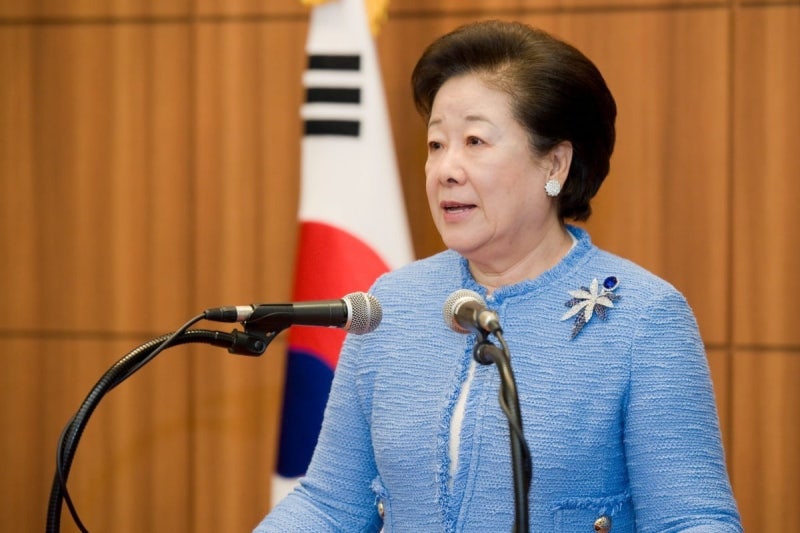 [속보] '통일교 현안 청탁' <b>한학자</b> 총재 김건희<b>특검 출석</b>