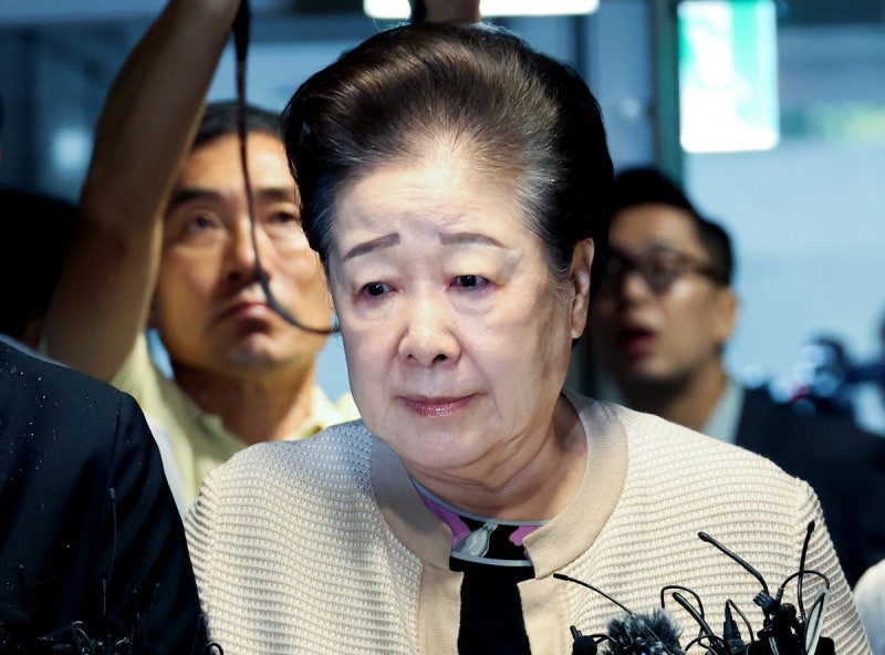 특검 "<b>한학자</b> 총재 사건 <b>엄정 처리</b>"…구속영장 청구 시사