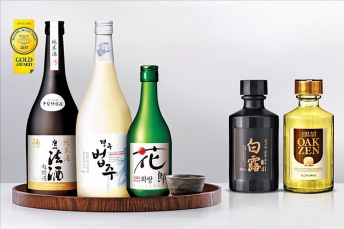 경주법주, 100% 우리쌀·밀로 만든 경주법주…화랑·오크젠·백로 등 선물용 인기
