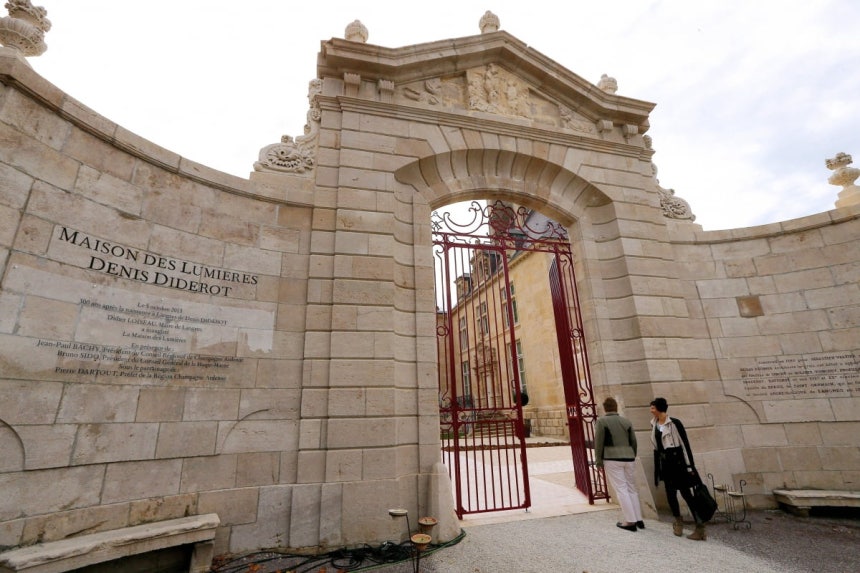 프랑스 철학자 드니 디드로를 기념하는 박물관 '메종 데 루미에르(계몽의 집)'. 사진=AFP
