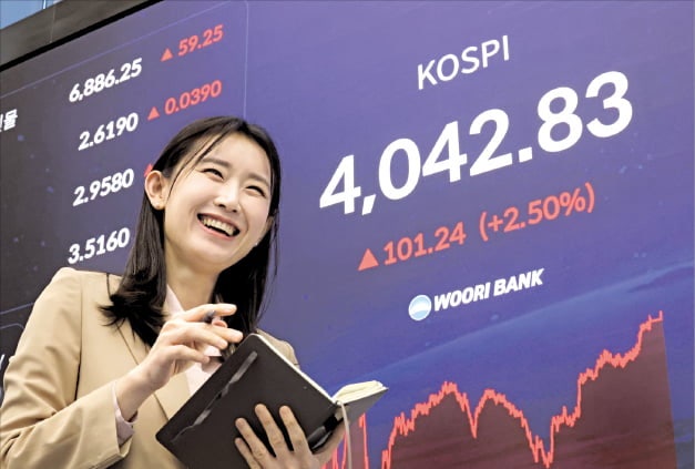 코스피 4042…K프리미엄 시대