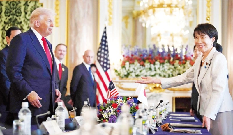 밀착한 美·日…5500억弗 대미투자 못박고 "희토류·조선 협력"