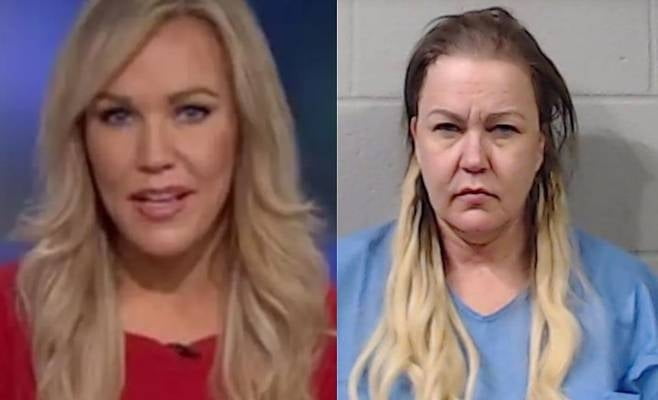 앤절린 목 앵커 시절, 체포 후 구치소 모습 / 사진 = Fox 2 방송화면 캡처, 위치타 경찰