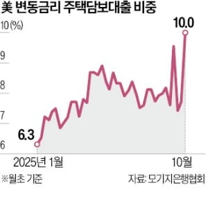 금융위기 일으킨 '변동금리 주담대' 다시 확산…"시한폭탄 될 것"