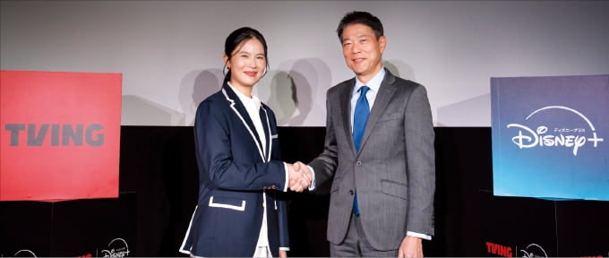 '토종 OTT' 티빙, 디즈니+ 손잡고…세계 콘텐츠 격전지 日시장 진출