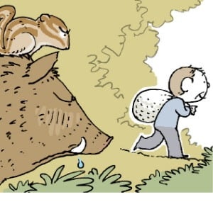 '등산객이 우리 밥 싹쓸이'…배고파서 아파트 찾아간 동물들