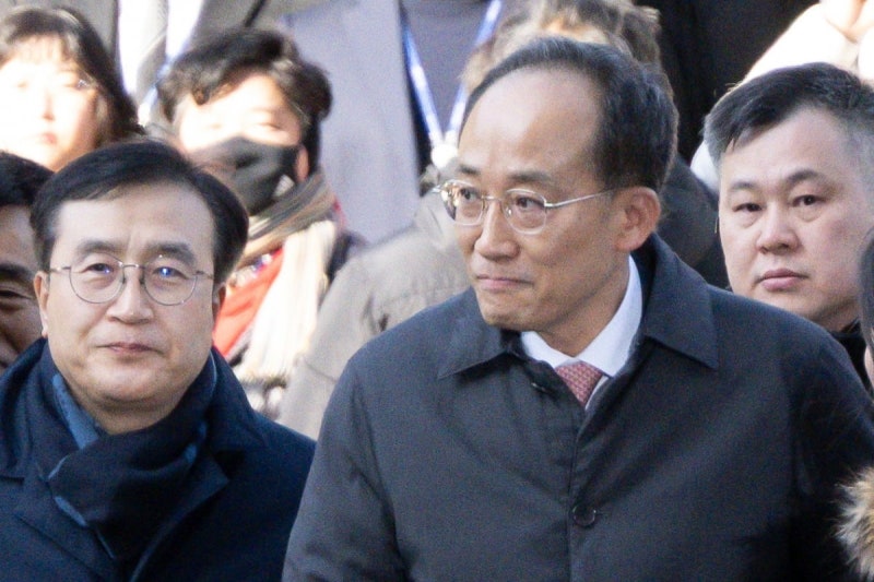 <b>추경호</b> <b>영장심사</b> 앞두고…국민의힘, 법원 앞 집결 "기각될 것"