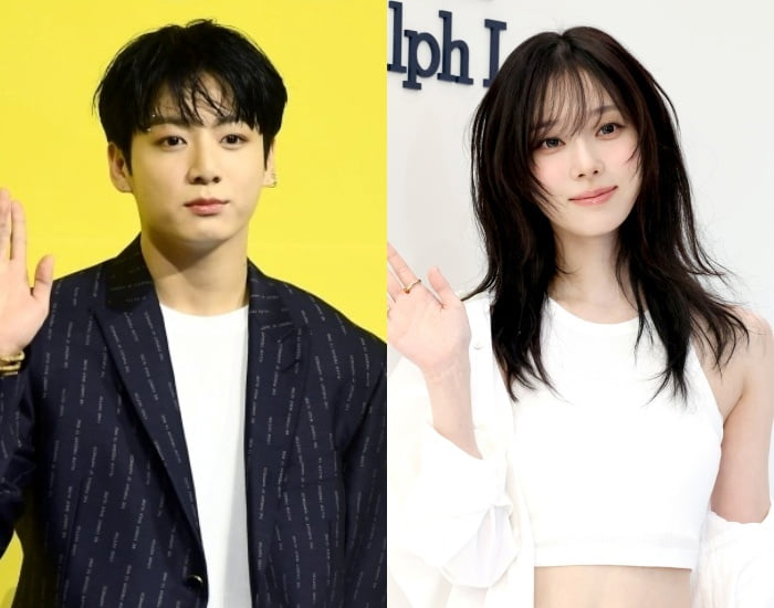 똑같은 문신을?…BTS <b>정국</b>·에스파 <b>윈터</b>, <b>열애설</b>에 '침묵'