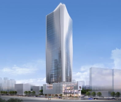 서울 강남구 청담동 52일대 지구단위계획 역세권 활성화사업 투시도.서울시 제공.