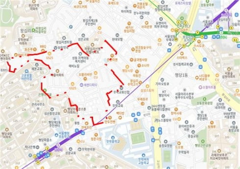 성동구 행당동 300의 1일대