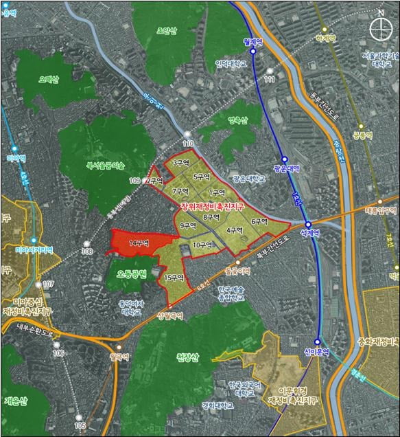 장위14구역 위치도.서울시 제공