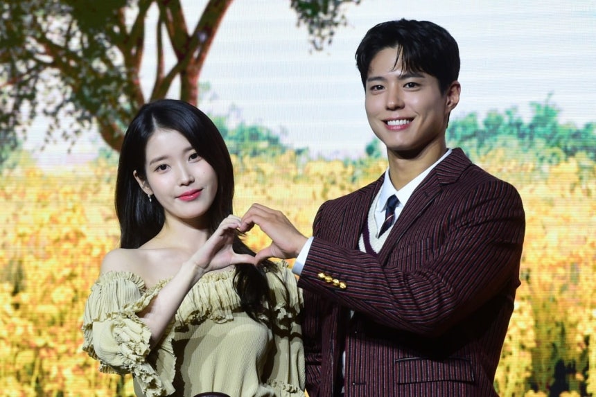 배우 아이유(왼쪽)와 박보검./사진=변성현 한경닷컴 기자